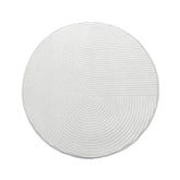 Perfect for a monochrome room. Stylish grey Wilton woven rug (HALFHALF)